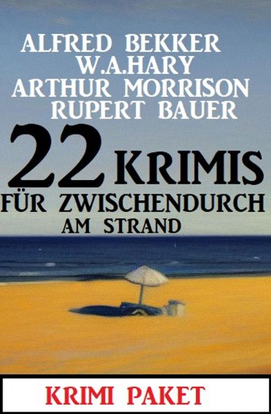 Produktbild: 22 Krimis f&uuml;r zwischendurch am Strand: Krimi Paket