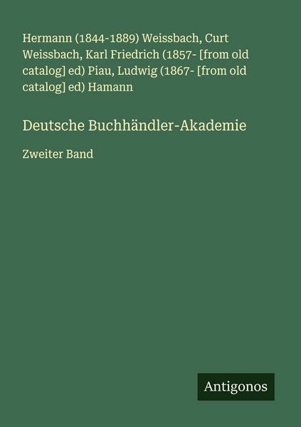 Produktbild: Deutsche Buchh&auml;ndler-Akademie