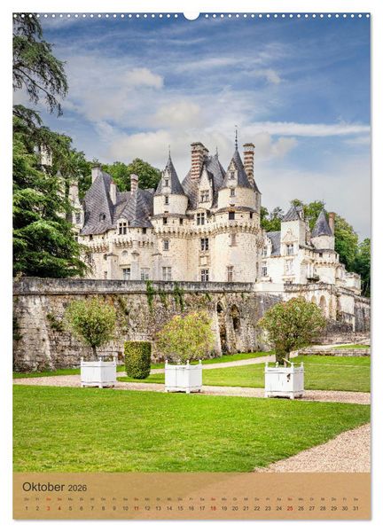 Produktbild: Die Schl&ouml;sser im Loiretal (Wandkalender 2026 DIN A2 hoch), CALVENDO Monatskalender