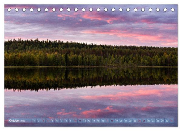 Produktbild: Wildes Finnland (Tischkalender 2026 DIN A5 quer), CALVENDO Monatskalender