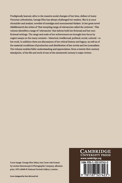 Produktbild: George Eliot in Context