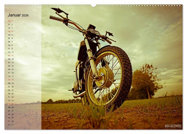 Produktbild: Simson S51 (Wandkalender 2026 DIN A2 quer), CALVENDO Monatskalender