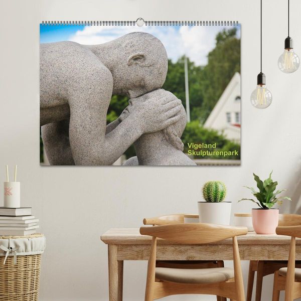 Produktbild: Vigeland (Wandkalender 2026 DIN A2 quer), CALVENDO Monatskalender
