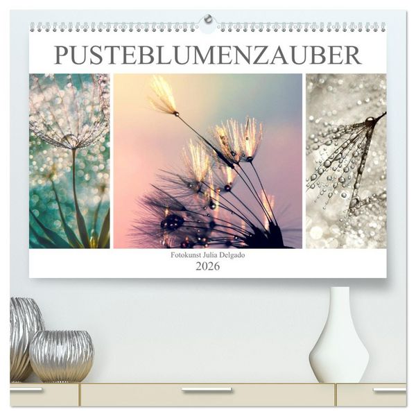 Produktbild: PusteblumenZauber (hochwertiger Premium Wandkalender 2026 DIN A2 quer), Kunstdruck in Hochglanz
