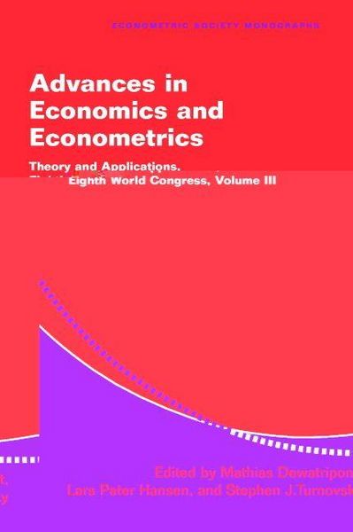 Produktbild: Advances in Economics and Econometrics