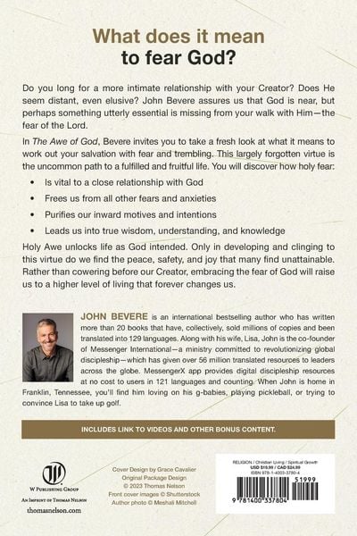 Produktbild: The Awe of God