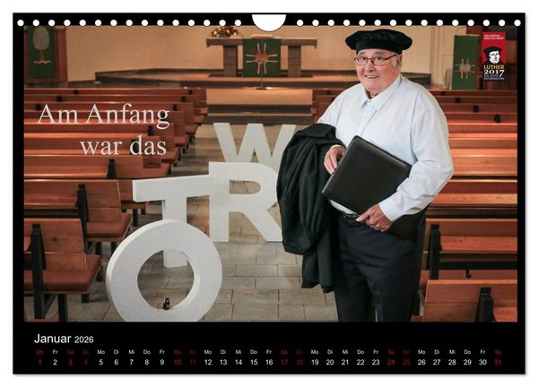Produktbild: Sch&ouml;nheit im Alter - Worte von Martin Luther in Bildern (Wandkalender 2026 DIN A4 quer), CALVENDO Monatskalender