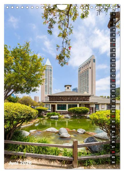 Produktbild: SAN DIEGO K&uuml;stenmetropole mit Flair (Wandkalender 2026 DIN A4 hoch), CALVENDO Monatskalender