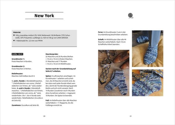 Produktbild: Socken h&auml;keln - Schnell und einfach mit der 4-Stufenmethode