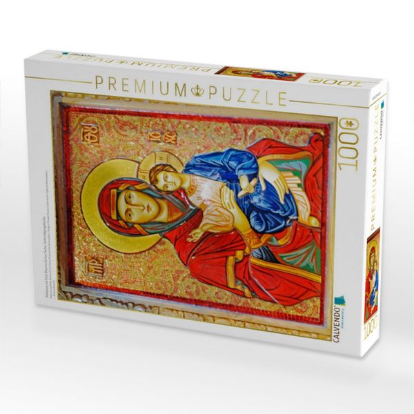 Produktbild: CALVENDO Puzzle Madonna mit Kind, Biserica Curtea Veche, Verk&uuml;ndigungskirche | 1000 Teile Lege-Gr&ouml;&szlig;e 64x48cm Foto-Puzzle f&uuml;r gl&uuml;ckliche Stunden