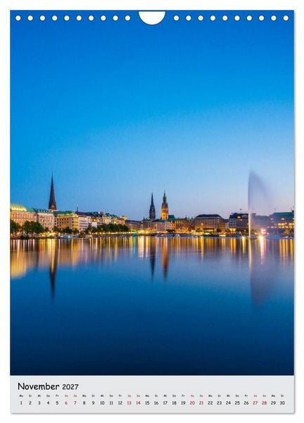 Produktbild: Hamburg - Hanseatische Eleganz (Wandkalender 2027 DIN A4 hoch), CALVENDO Monatskalender