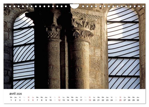 Produktbild: Abbatiale de Conques (Calendrier mural 2026 DIN A4 vertical), CALVENDO calendrier mensuel