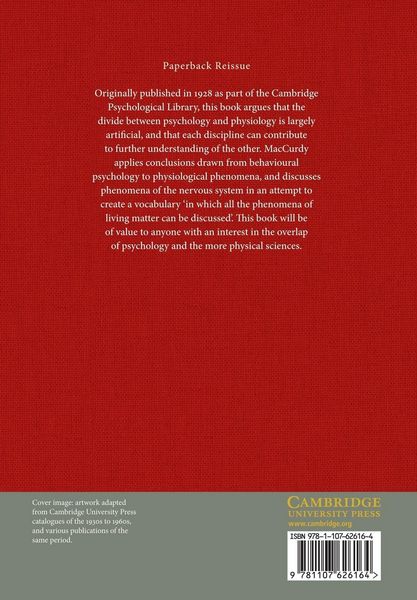 Produktbild: Common Principles in Psychology and Physiology