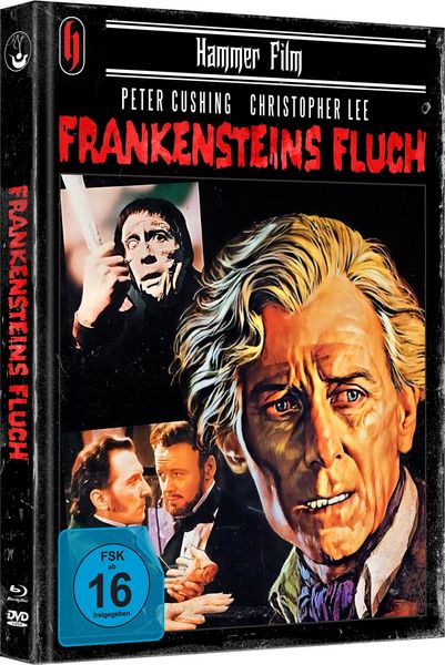 Produktbild: Frankensteins Fluch - Cover B (Uncut Limited Mediabook, Hammer Film-Edition)