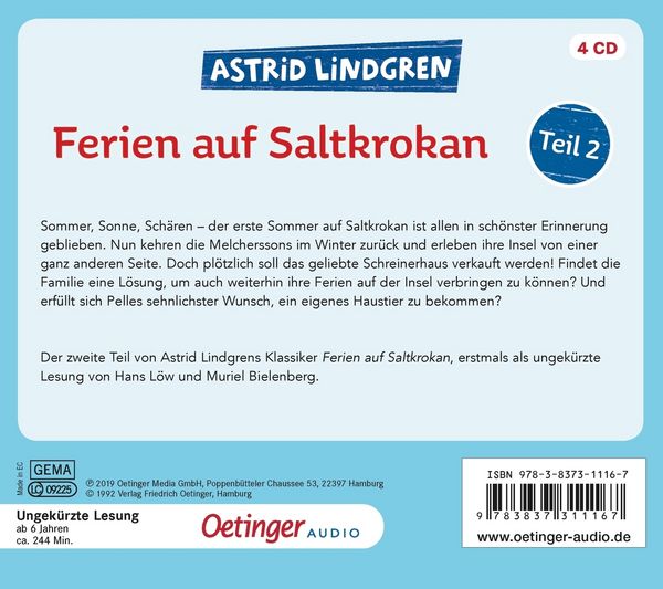 Produktbild: Ferien auf Saltkrokan Teil 2