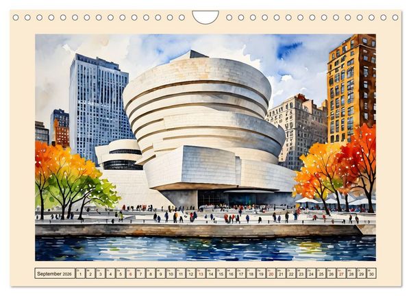 Produktbild: Sightseeing New York (Wandkalender 2026 DIN A4 quer), CALVENDO Monatskalender