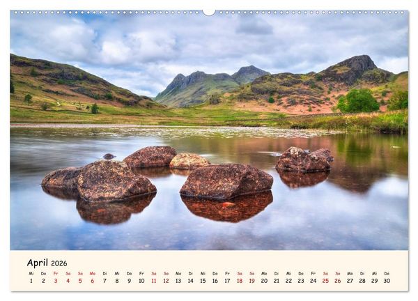 Produktbild: Lake District England (Wandkalender 2026 DIN A2 quer), CALVENDO Monatskalender