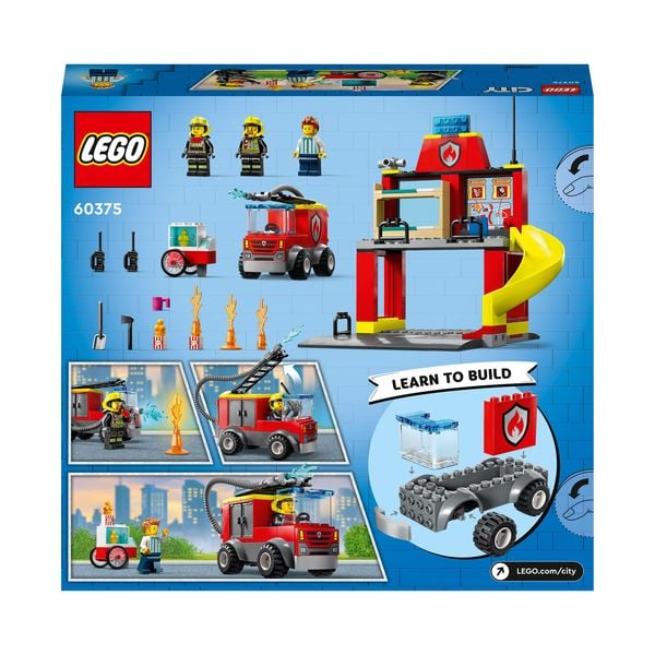 City 60375 Feuerwehrstation und Löschauto, kaufen - Spielwaren