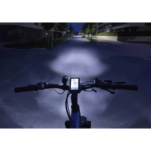 Produktbild: FISCHER FAHRRAD Fahrradbeleuchtung Set LED akkubetrieben Schwarz