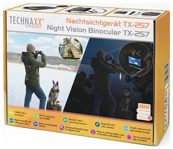 Produktbild: Technaxx TX-257 5089 Nachtsichtger&auml;t mit Digitalkamera 4 x 25mm