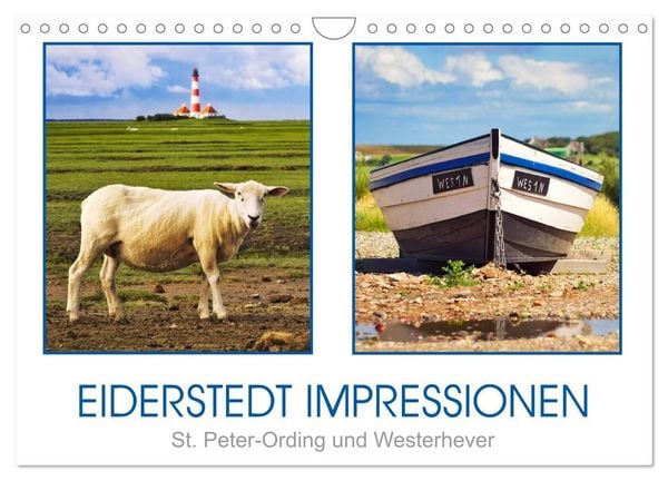 Produktbild: Eiderstedt Impressionen (Wandkalender 2027 DIN A4 quer), CALVENDO Monatskalender