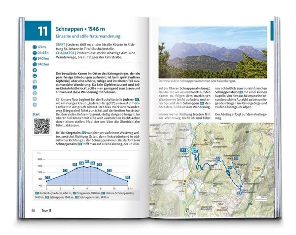 Produktbild: KOMPASS Wanderf&uuml;hrer Kaisergebirge, Wilder Kaiser, Zahmer Kaiser, Kaiserwinkl, Thiersee-Pendling,60 Touren mit Extra-Tourenkarte