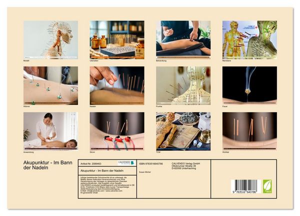 Produktbild: Akupunktur - Im Bann der Nadeln (Wandkalender 2026 DIN A3 quer), CALVENDO Monatskalender