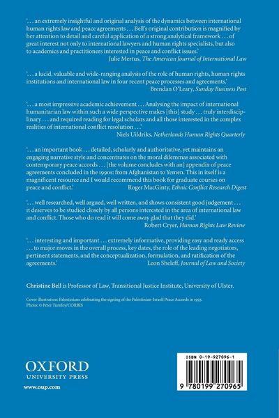 Produktbild: Peace Agreements and Human Rights