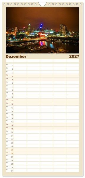 Produktbild: Familienplaner 2027 - Australien &bull; Impressionen mit 5 Spalten (Wandkalender, 21 x 45 cm) CALVENDO