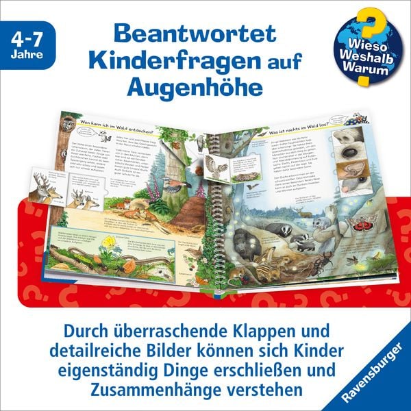 Wieso? Weshalb? Warum?, Band 71 - Wir entdecken heimische Tiere