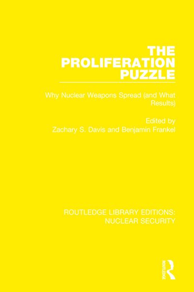 Produktbild: The Proliferation Puzzle