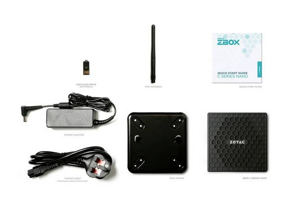 Produktbild: Zotac Barebone ZBOX CI337 NANO Intel&reg; N N100 3.4 GHz Intel UHD Graphics ZBOX-CI337NANO-BE