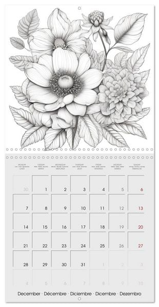 Produktbild: Le monde v&eacute;g&eacute;tal (Calendrier mural carr&eacute; 2026 30x30 cm) Calendrier double avec une page pour vos prises de notes