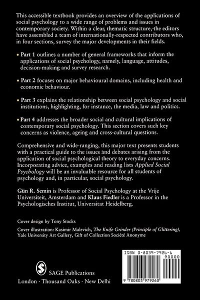 Produktbild: Applied Social Psychology