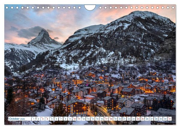 Produktbild: Switzerland (Wall Calendar 2026 DIN A4 landscape), CALVENDO 12 Month Wall Calendar