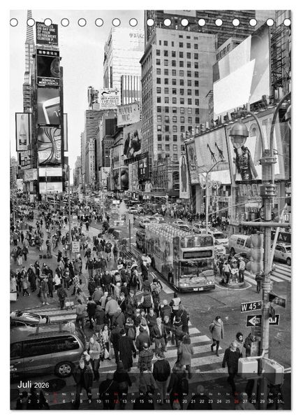 Produktbild: New York - The Big Apple (Tischkalender 2026 DIN A5 hoch), CALVENDO Monatskalender
