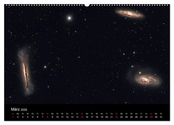 Produktbild: Atemberaubender Weltraum (Wandkalender 2026 DIN A2 quer), CALVENDO Monatskalender