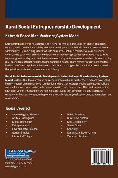 Produktbild: Rural Social Entrepreneurship Development