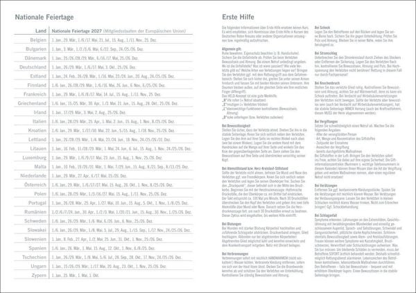 Produktbild: times&more Petrol Kalenderbuch 2027