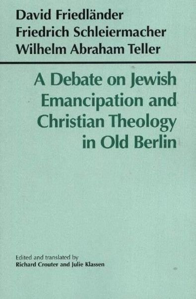 Produktbild: Friedl&auml;nder, D: Debate on Jewish Emancipation and Chris
