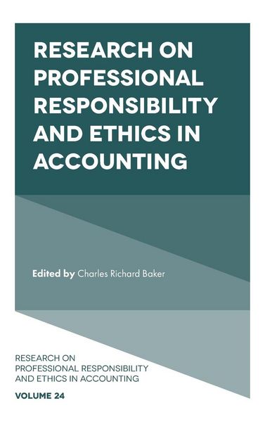 Produktbild: Research on Professional Responsibility and Ethics in Accounting