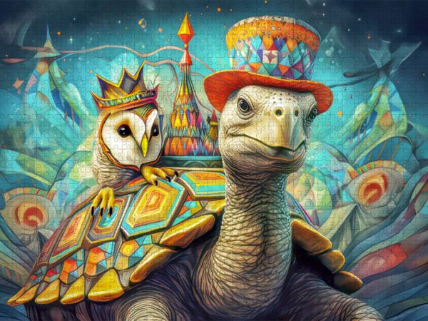 Produktbild: CALVENDO Puzzle Zirkusfantasien | 1000 Teile Lege-Gr&ouml;&szlig;e 64x48cm Foto-Puzzle f&uuml;r gl&uuml;ckliche Stunden