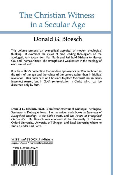 Produktbild: The Christian Witness in a Secular Age