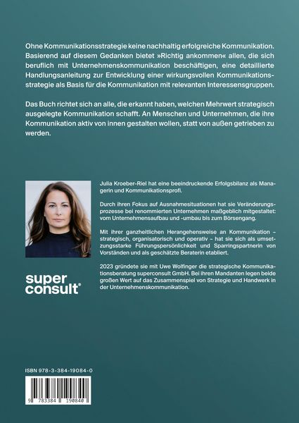 Produktbild: Richtig ankommen. In 7 Schritten zur Strategie in der Unternehmenskommunikation