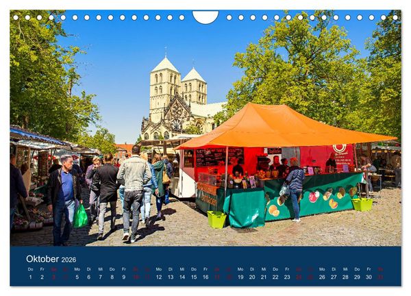 Produktbild: Abenteuer M&uuml;nster - Echt jovel! (Wandkalender 2026 DIN A4 quer), CALVENDO Monatskalender