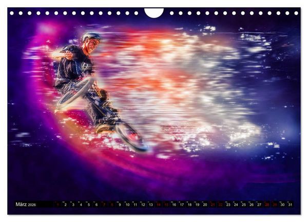 Produktbild: BMX Universum (Wandkalender 2026 DIN A4 quer), CALVENDO Monatskalender
