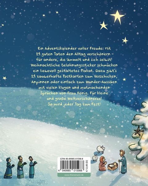 Produktbild: Frau Honig: Der Adventskalender der guten Taten