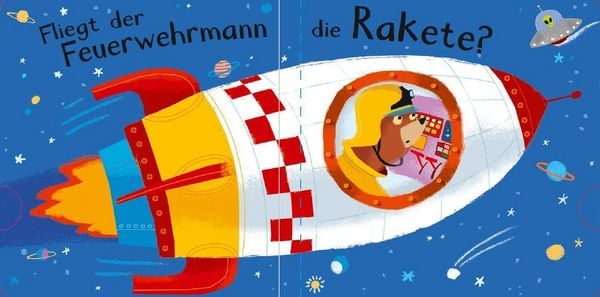 Produktbild: Mein Fahrzeuge- und Berufe-Ratebuch - Wei&szlig;t du, wer die Rakete fliegt?