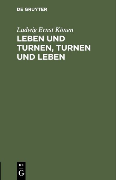 Produktbild: Leben und Turnen, Turnen und Leben