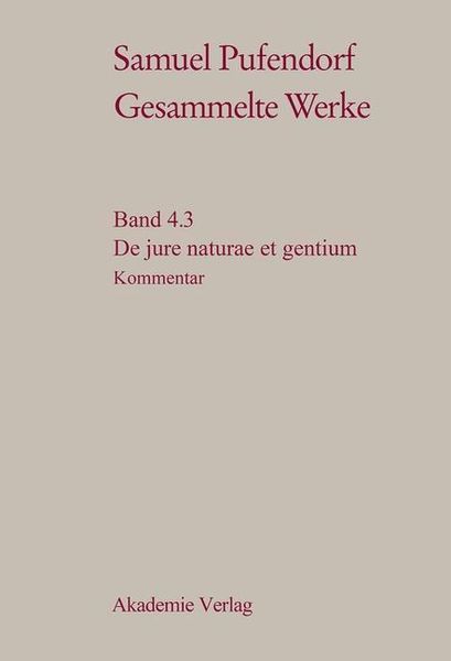 Produktbild: De jure naturae et gentium